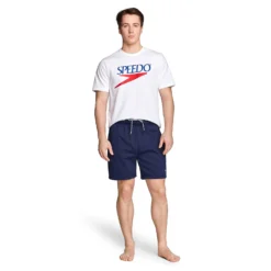 Speedo Male Fleece Short 18 Nautical Navy