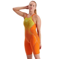 Speedo Fastskin Printed Intent Open Back Kneeskin -Swimwear Collection Store 13245382 7544997065826643