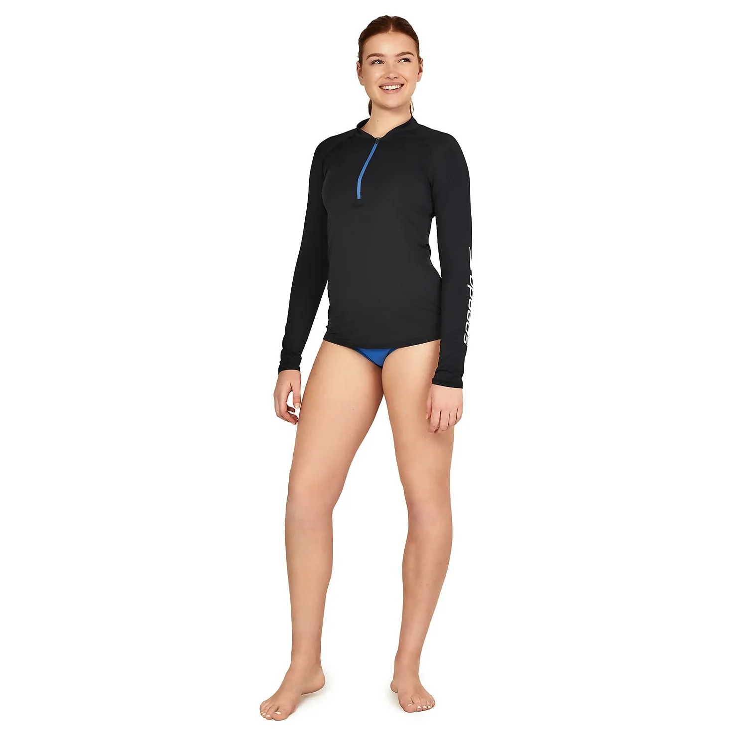 Speedo Half Zip Long Sleeve Rashguard 6 Speedo Half Zip Long Sleeve Rashguard - Image 4