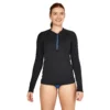 Speedo Half Zip Long Sleeve Rashguard -Swimwear Collection Store 13635561 6414974778753398
