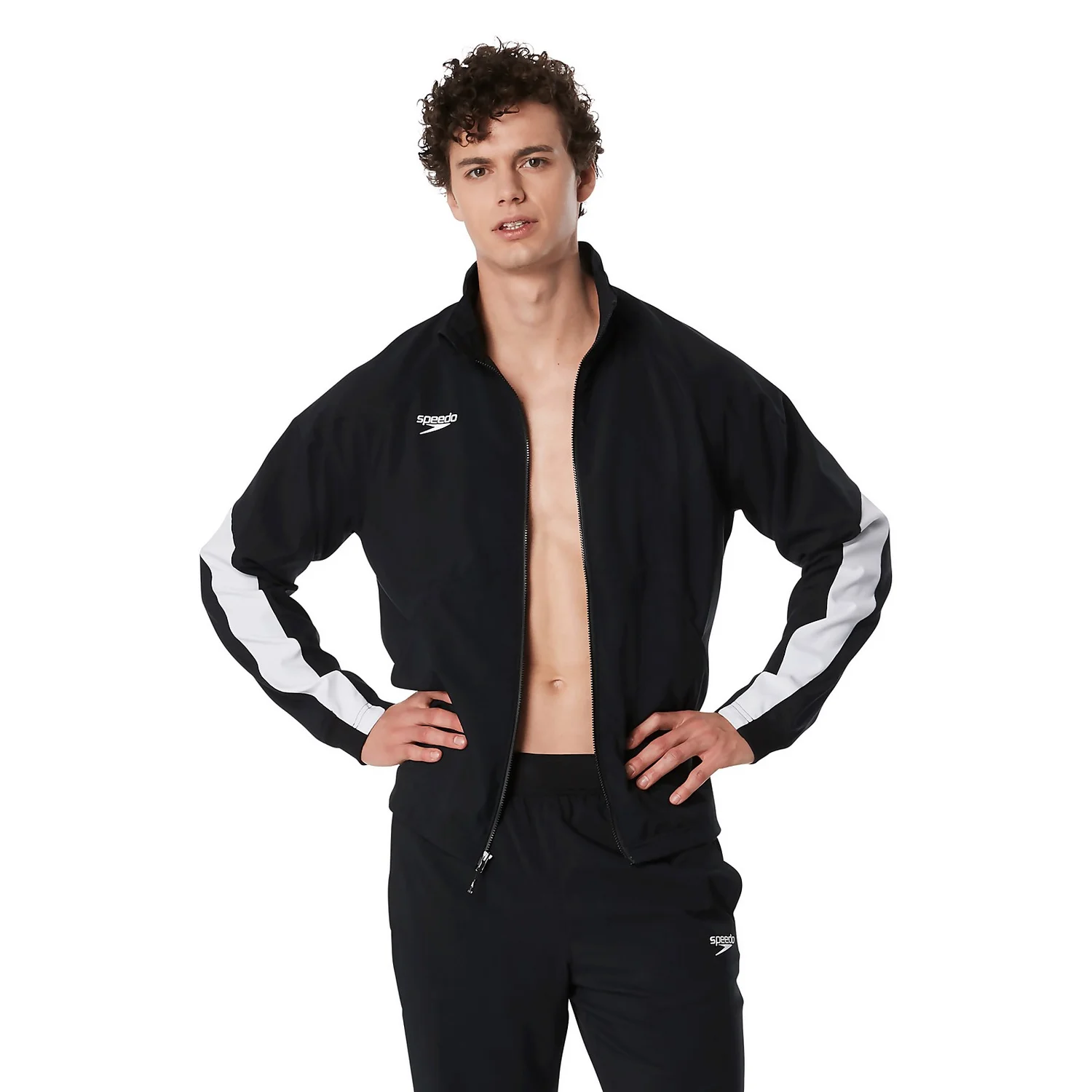 Speedo Men's Edge Warm Up Jacket 5 Speedo Men's Edge Warm Up Jacket - Image 3