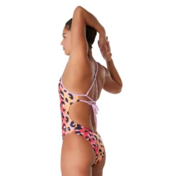 Speedo Printed Double Lace Back One Piece -Swimwear Collection Store 13895332 1465067819660375