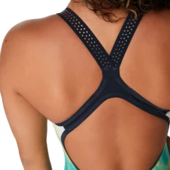 Speedo Fastskin LZR Intent Printed Open Back Kneeskin -Swimwear Collection Store 13964868 3875006353583814