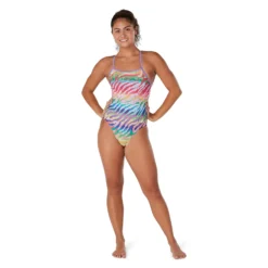 Speedo Pride Printed One Tie Back One Piece -Swimwear Collection Store 14010220 1165051715513567
