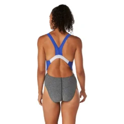 Speedo Heather Quantum Fusion Splice One Piece -Swimwear Collection Store 14010222 3595072768355900