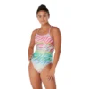 Speedo Printed Double X Back One Piece -Swimwear Collection Store 14010224 1395051652557232