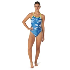 Speedo Cyclone Swirl Flyback One Piece -Swimwear Collection Store 14010245 1895041886410617