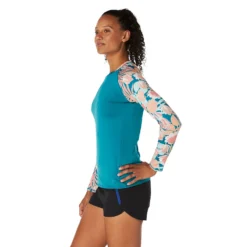 Speedo Long Sleeve Printed Rashguard -Swimwear Collection Store 14010337 4685072771587413