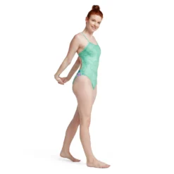 Speedo Printed Twist Back One Piece -Swimwear Collection Store 14010496 3755072766451566