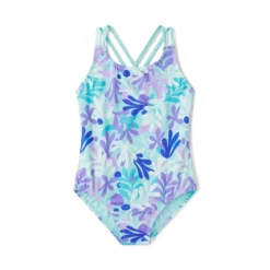 Speedo Print Shimmer Strap One Piece