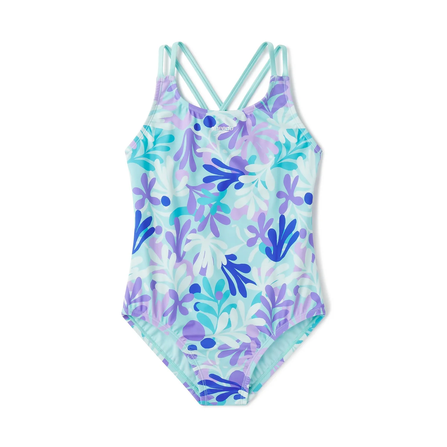 Speedo Print Shimmer Strap One Piece 3 Speedo Print Shimmer Strap One Piece