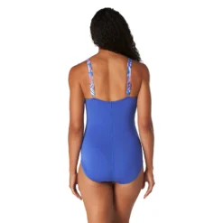 Speedo Colorblock Square Neck One Piece -Swimwear Collection Store 14010922 8145072769507942
