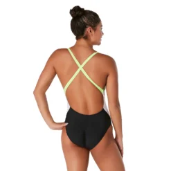 Speedo Colorblock Relay Back With Shelf Bra One Piece -Swimwear Collection Store 14011098 1535034877281090