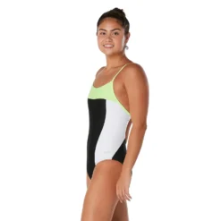 Speedo Colorblock Relay Back With Shelf Bra One Piece -Swimwear Collection Store 14011098 3255034877322211