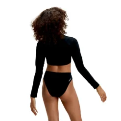 Speedo Flu3nte Solid Long Sleeve Crop Top -Swimwear Collection Store 14206466 1285058426211104