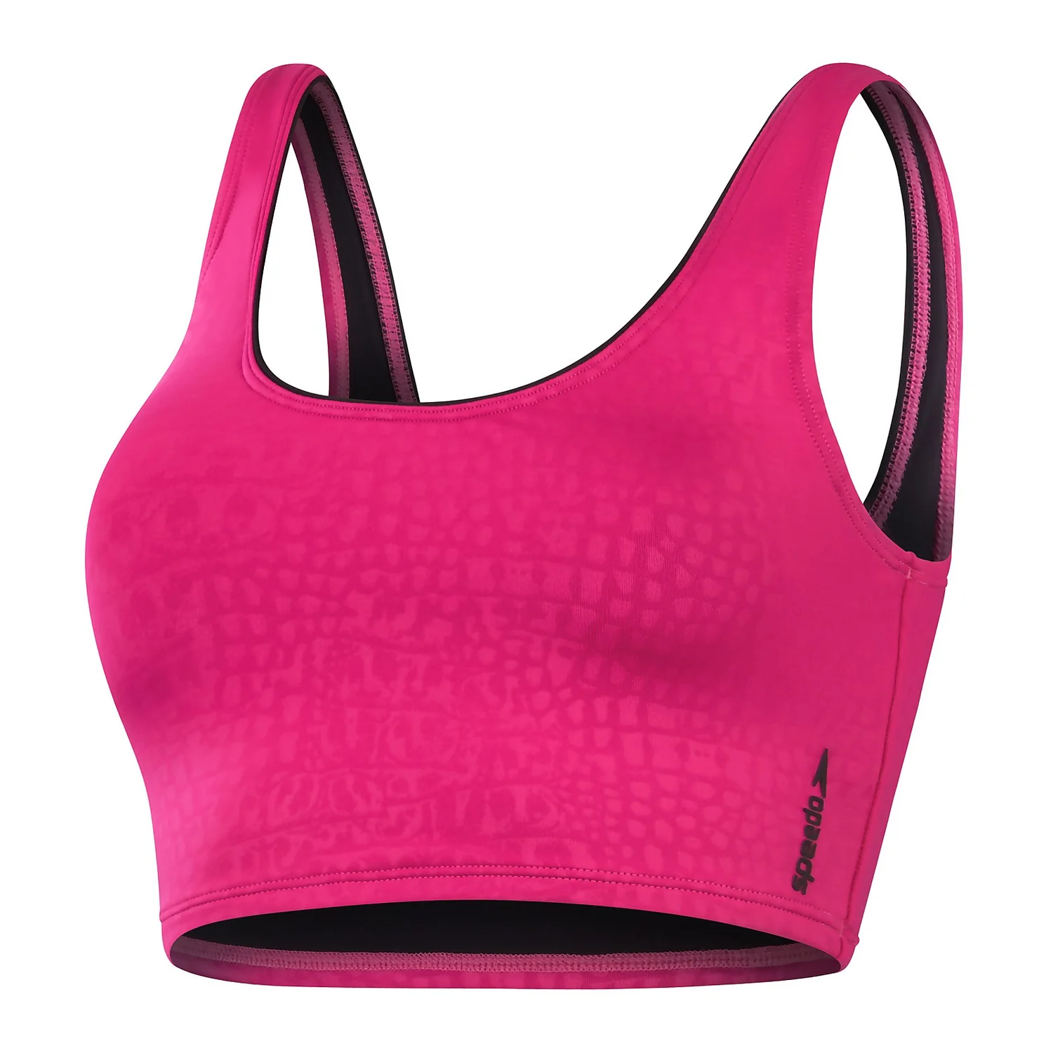 Speedo Flu3nte Embossed Solid Cropkini 11 Speedo Flu3nte Embossed Solid Cropkini - Image 9