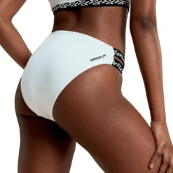 Speedo Flu3nte Logo Elastic Cheeky Solid High Waist Bikini Bottom -Swimwear Collection Store 14206548 2115041879494852