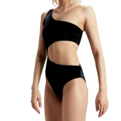 Speedo Flu3nte Velour Asymmetrical Cut Out One Piece -Swimwear Collection Store 14206654 1105058765100167