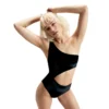 Speedo Flu3nte Velour Asymmetrical Cut Out One Piece -Swimwear Collection Store 14206654 2015058765046062