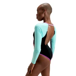 Speedo Flu3nte Colorblock Long Sleeve Cut Out One Piece -Swimwear Collection Store 14206752 1045058763794546