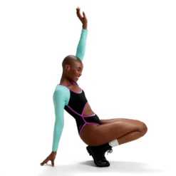 Speedo Flu3nte Colorblock Long Sleeve Cut Out One Piece -Swimwear Collection Store 14206752 1275058763605807