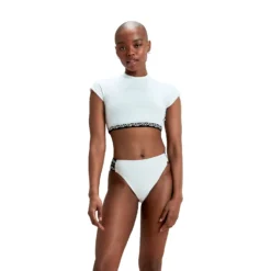 Speedo Flu3nte Solid Short Sleeve Logo Elastic Crop Top 10 Speedo Flu3nte Solid Short Sleeve Logo Elastic Crop Top -Swimwear Collection Store 14206846 1495049166340838