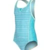 Speedo Girls' Print Blocked One Piece Swimsuit (Big Kid) 1 Speedo Girls' Print Blocked One Piece Swimsuit (Big Kid) -Swimwear Collection Store 5665919795368 capribreeze 1a