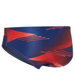 Speedo Men's Lane Game Brief Swimsuit 4 Speedo Men's Lane Game Brief Swimsuit -Swimwear Collection Store 5666079375528 redwhiteblue 2a