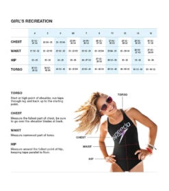 Speedo Girls' Solid Infinity Splice One Piece Swimsuit (Big Kid) -Swimwear Collection Store 5672033386664 sealevel 3a