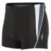Speedo Men's Fitness Splice Square Leg Swimsuit -Swimwear Collection Store 5672059764904 blackblack 1a