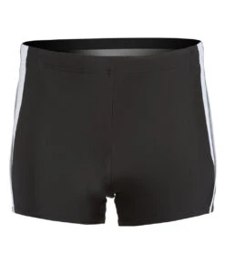 Speedo Men's Fitness Splice Square Leg Swimsuit -Swimwear Collection Store 5672059764904 blackblack 2a