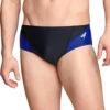 Speedo Men's Powerflex Eco Tone Setter Brief Swimsuit -Swimwear Collection Store 5677444497576 blkblue 1a