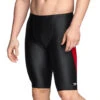 Speedo Men's Powerflex Eco Tone Setter Jammer Swimsuit -Swimwear Collection Store 6296461672616 blackred 1a