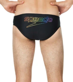 Speedo Pride Men's Graphic One Brief Swimsuit -Swimwear Collection Store 6630171836584 anthracite 2a