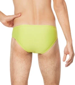 Speedo Vibe Men's Solid One Brief Swimsuit -Swimwear Collection Store 6991198388392 acidlime 2a