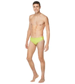 Speedo Vibe Men's Solid One Brief Swimsuit -Swimwear Collection Store 6991198388392 acidlime 3a