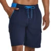 Speedo Active Men's 20'' Marina Sport Swim Trunks -Swimwear Collection Store 7008193937576 peacoatpalaceblue 1a