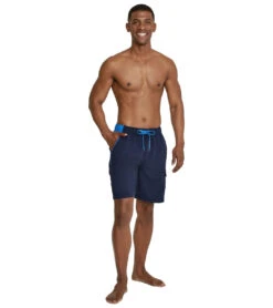 Speedo Active Men's 20'' Marina Sport Swim Trunks -Swimwear Collection Store 7008193937576 peacoatpalaceblue 4a
