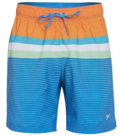 Speedo Men's 18" Printed Redondo Edge Swim Trunks