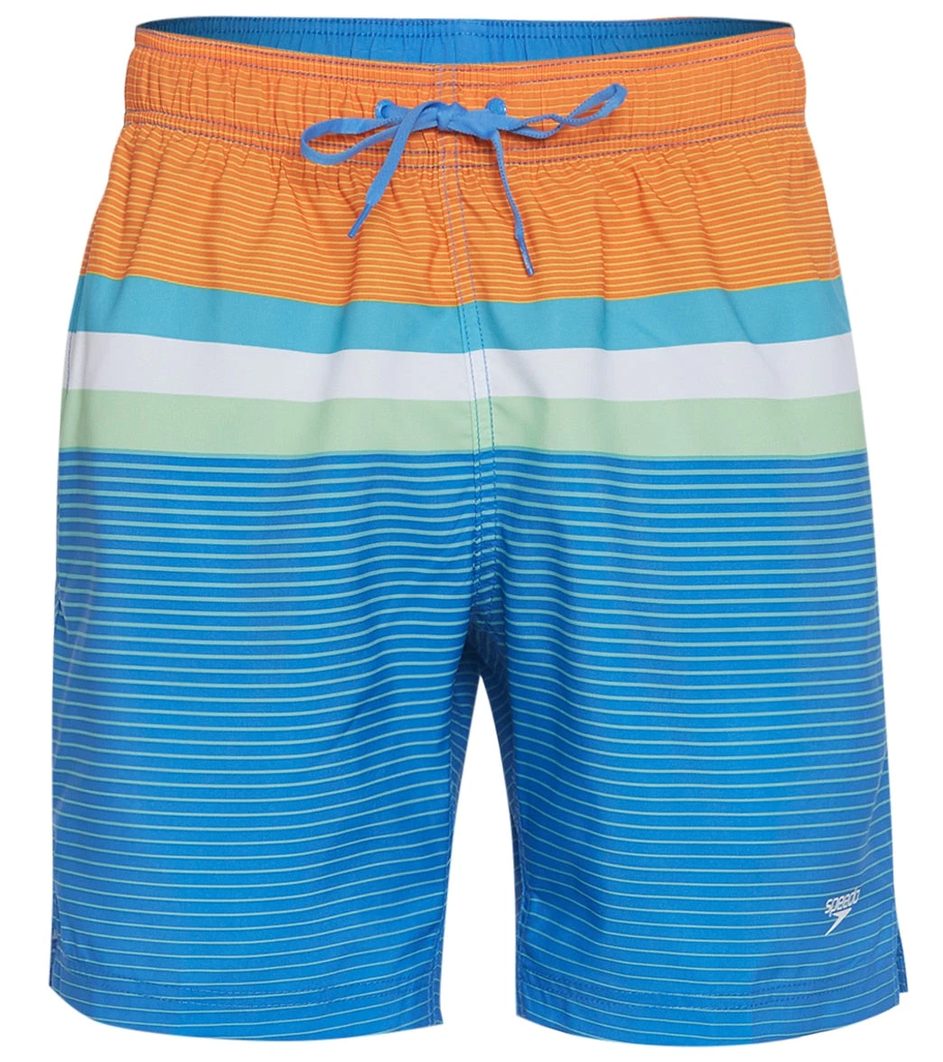 Speedo Men's 18" Printed Redondo Edge Swim Trunks 3 Speedo Men's 18" Printed Redondo Edge Swim Trunks