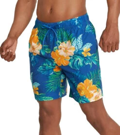 Speedo Men's 18" Printed Swim Trunks -Swimwear Collection Store 7008198885544 palaceblue 2a
