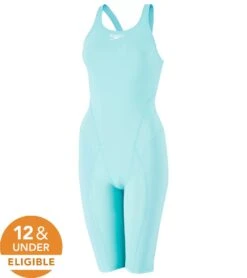 Speedo Women's Vanquisher Kneeskin Tech Suit Swimsuit -Swimwear Collection Store 7300840652968 blueice 5a