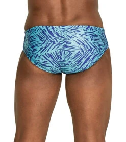 Speedo Men's Abstract Tiger Brief Swimsuit 8 Speedo Men's Abstract Tiger Brief Swimsuit -Swimwear Collection Store 7303593951400 blueatoll 3a