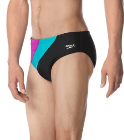 Speedo Men's Colorblock Solar Brief Swimsuit -Swimwear Collection Store 7303596277928 porcelain 2a