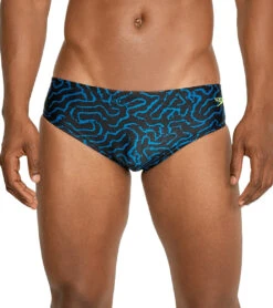 Speedo Men's Race Maze Brief Swimsuit