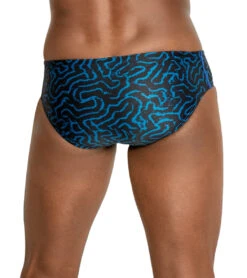 Speedo Men's Race Maze Brief Swimsuit -Swimwear Collection Store 7303604633768 speedoblue 3a