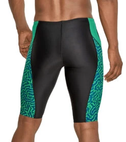 Speedo Men's Race Maze Jammer Swimsuit -Swimwear Collection Store 7303606304936 bluegreen 3a