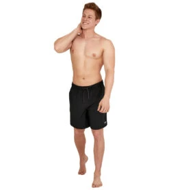 Speedo Men's 18" Redondo Edge Swim Trunks -Swimwear Collection Store 7379098697896 anthracite 4a