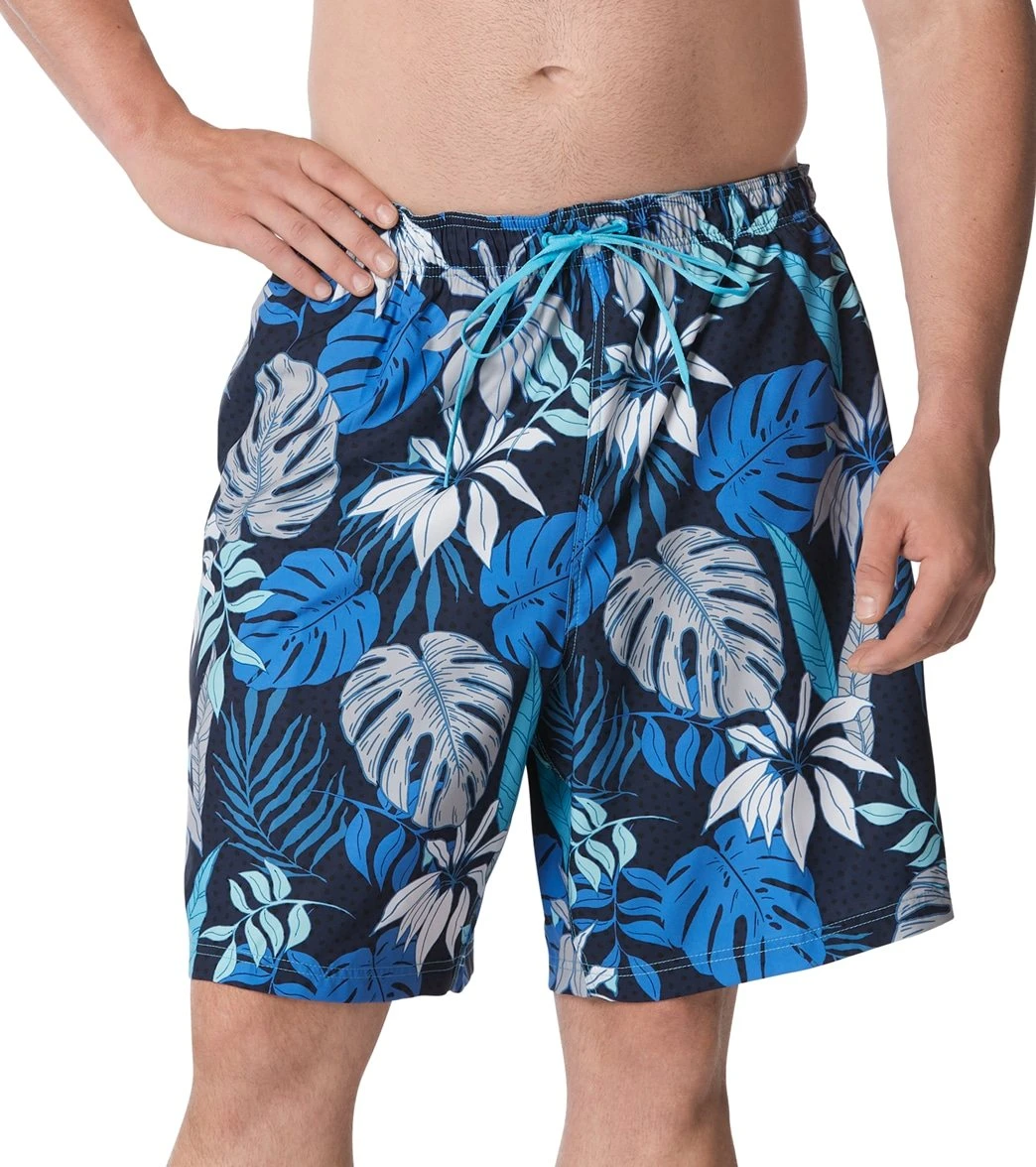 Speedo Men's 22" Big & Tall Hothouse Floral Redondo Edge Swim Trunks 3 Speedo Men's 22" Big & Tall Hothouse Floral Redondo Edge Swim Trunks