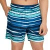 Speedo Men's 16" River Current Redondo Edge Comfort Liner Swim Trunks -Swimwear Collection Store 7379104071848 peacoat 1a